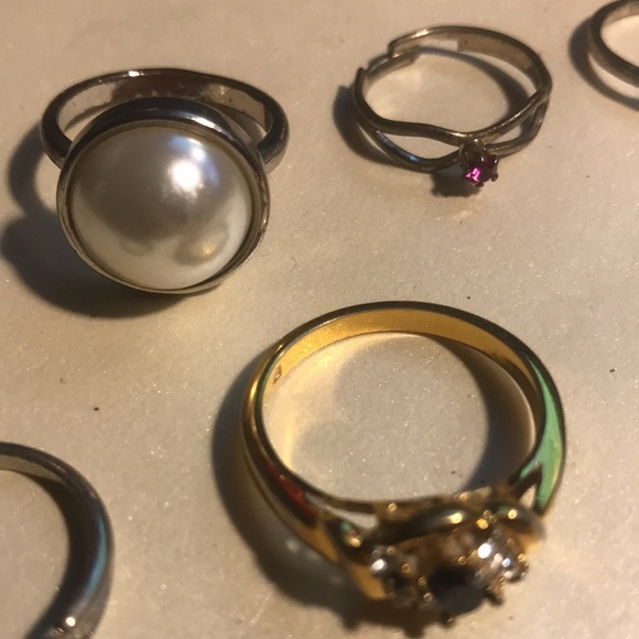 8x Vintage Ring Bundle Lot #1 - Picture 2 of 5